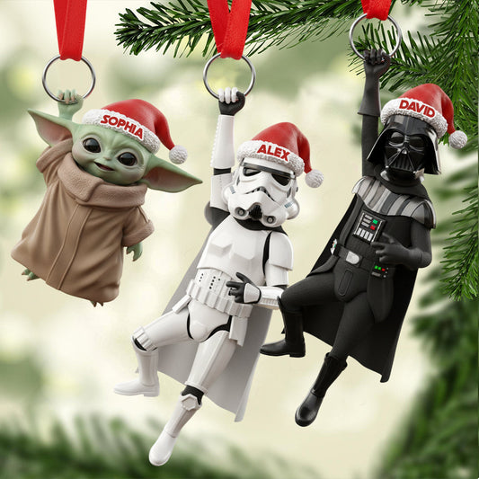 Funny Christmas Gift - Personalized The Force Ornament