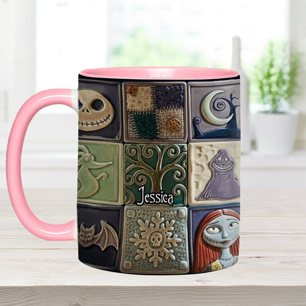 The Night Before Christmas - Personalized Nightmare Accent Mug