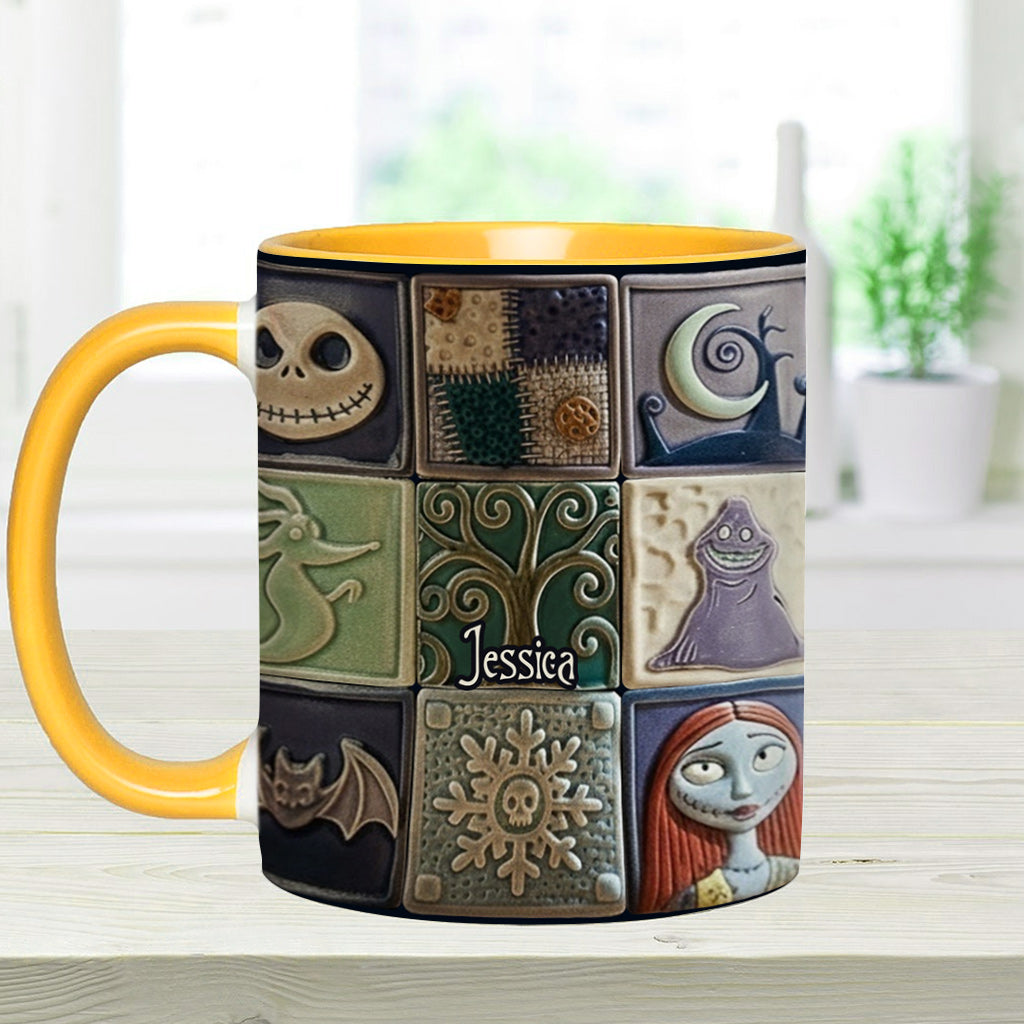 The Night Before Christmas - Personalized Nightmare Accent Mug