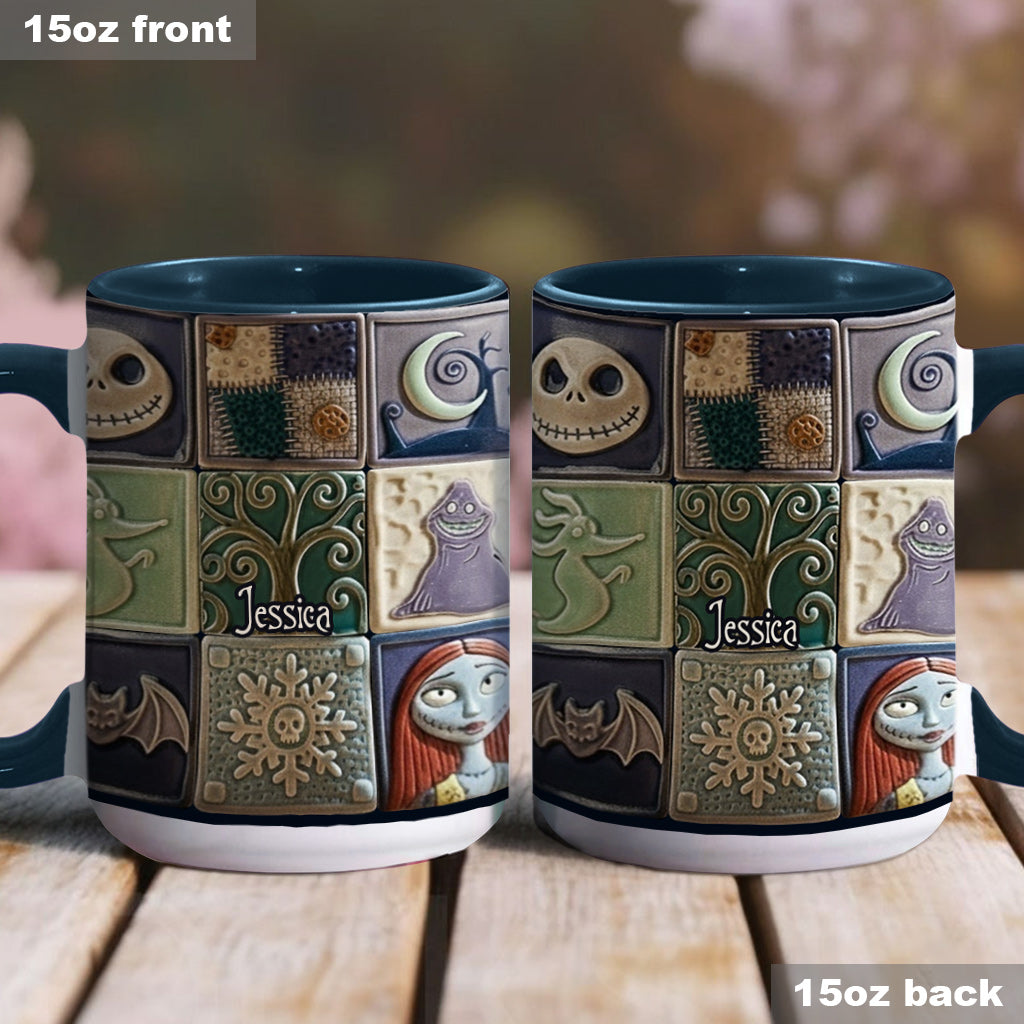 The Night Before Christmas - Personalized Nightmare Accent Mug