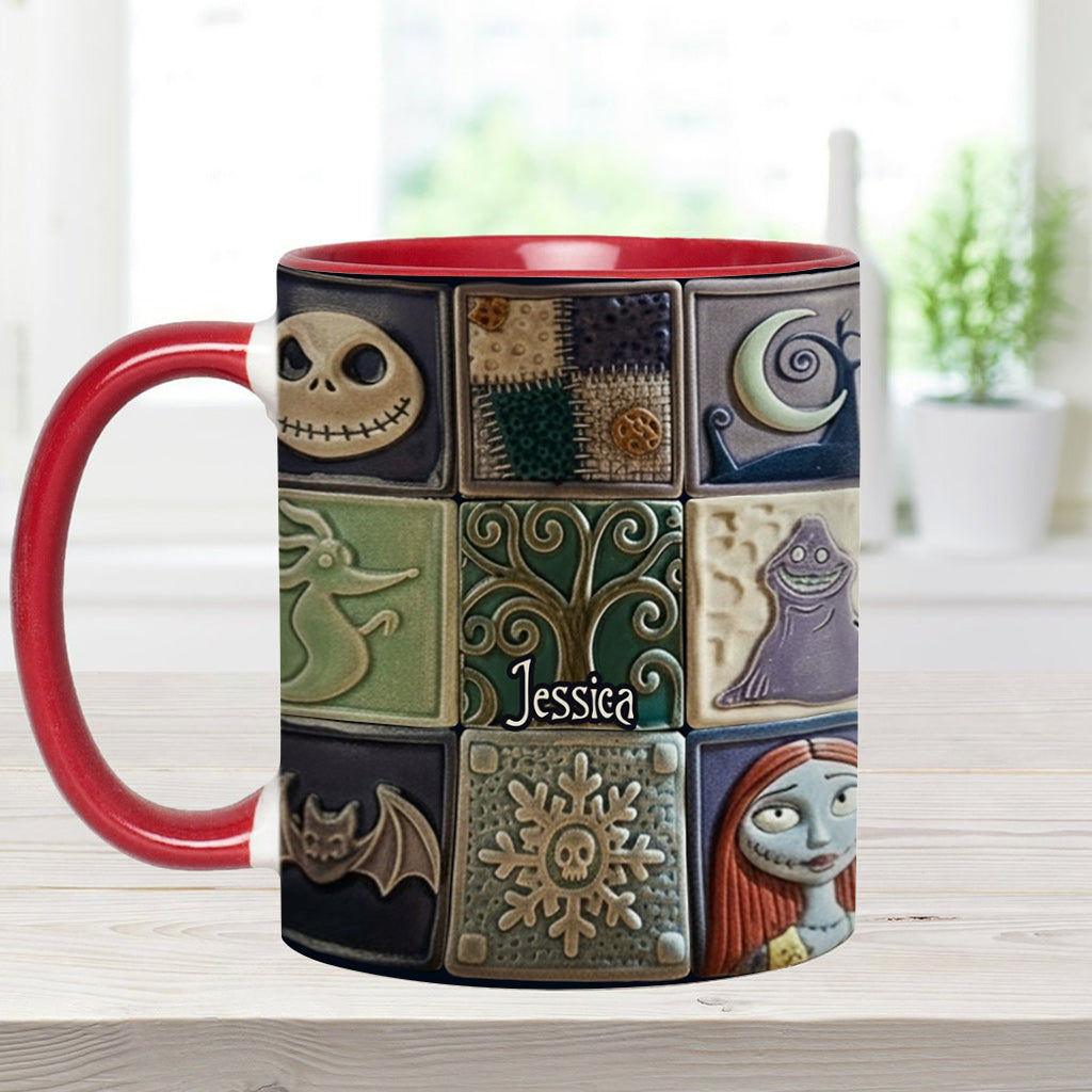 The Night Before Christmas - Personalized Nightmare Accent Mug