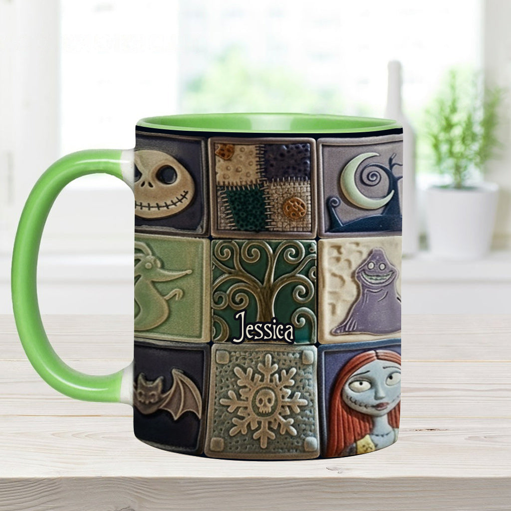 The Night Before Christmas - Personalized Nightmare Accent Mug