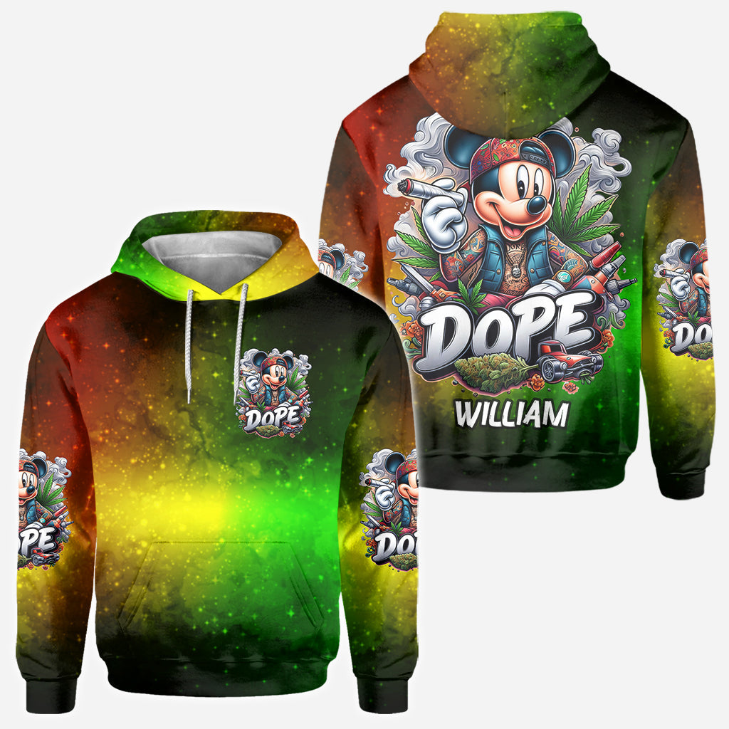 Weed Dope - Personalized Weed All Over Shirt