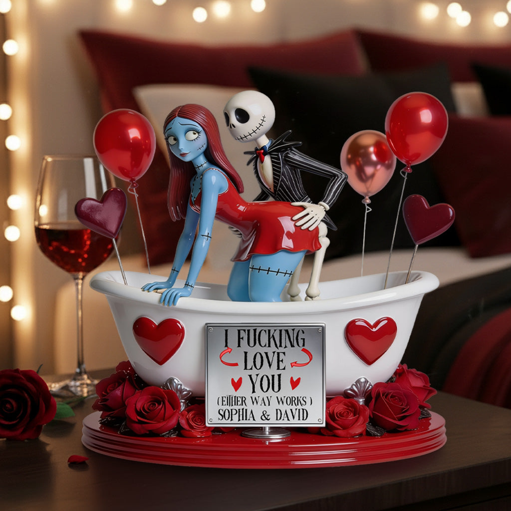 Bath Tub Love - Personalized Nightmare Custom Shaped Acrylic Plaque