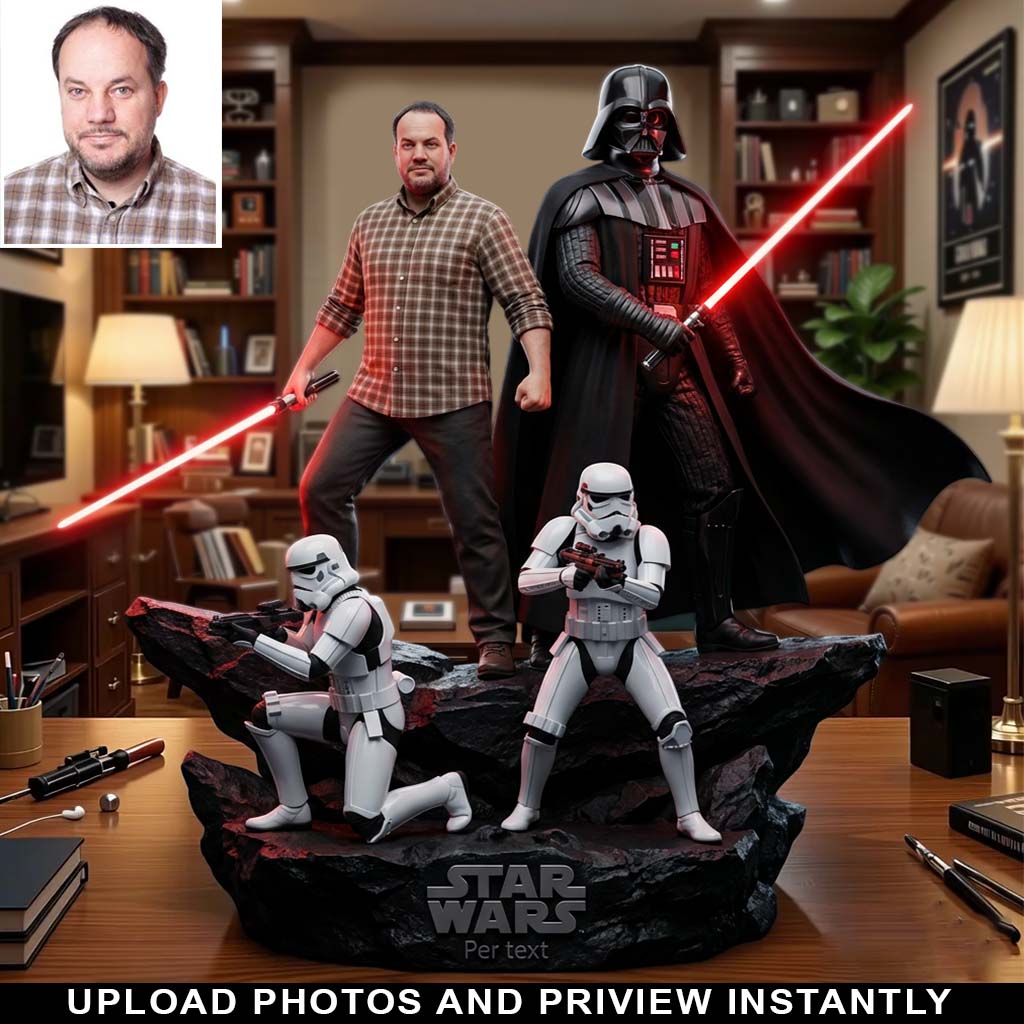 The Power Of The Dark - Personalized The Force Custom Shaped Acrylic Plaque