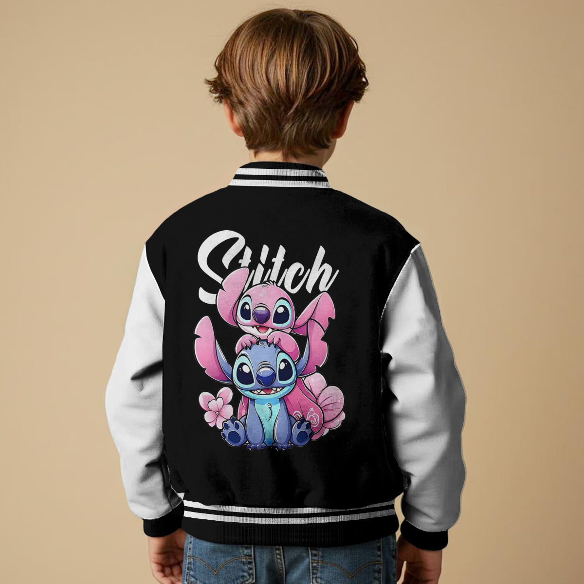 Ohana Means Family - Personalized Ohana Varsity Jacket