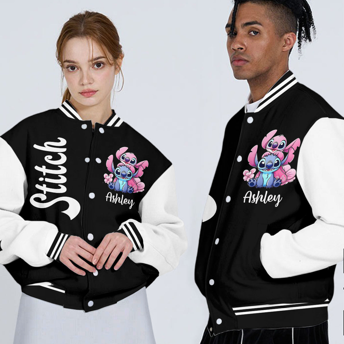 Ohana Means Family - Personalized Ohana Varsity Jacket