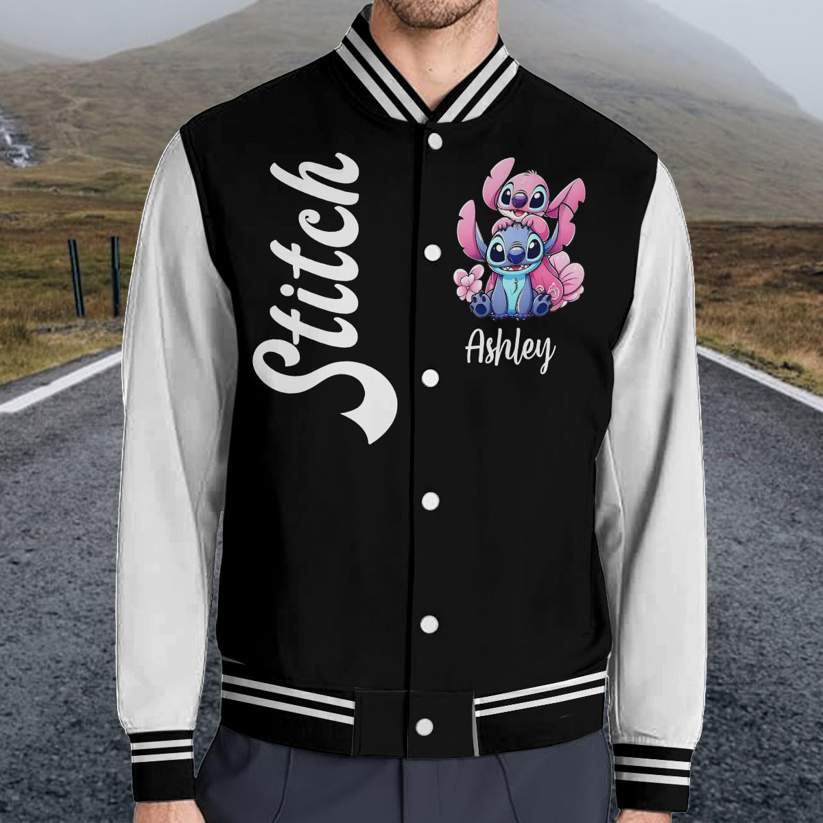 Ohana Means Family - Personalized Ohana Varsity Jacket