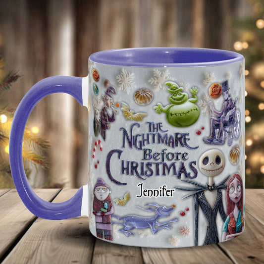Dark Christmas - Personalized Nightmare Accent Mug