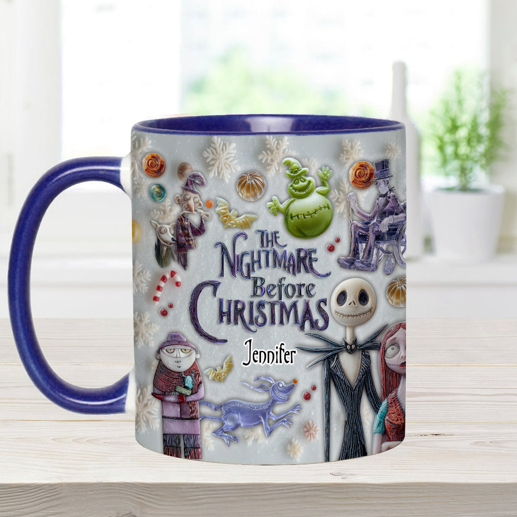 Dark Christmas - Personalized Nightmare Accent Mug