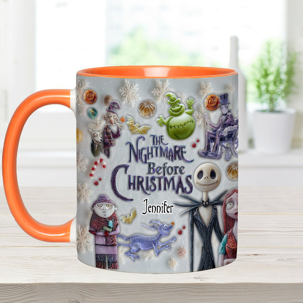 Dark Christmas - Personalized Nightmare Accent Mug