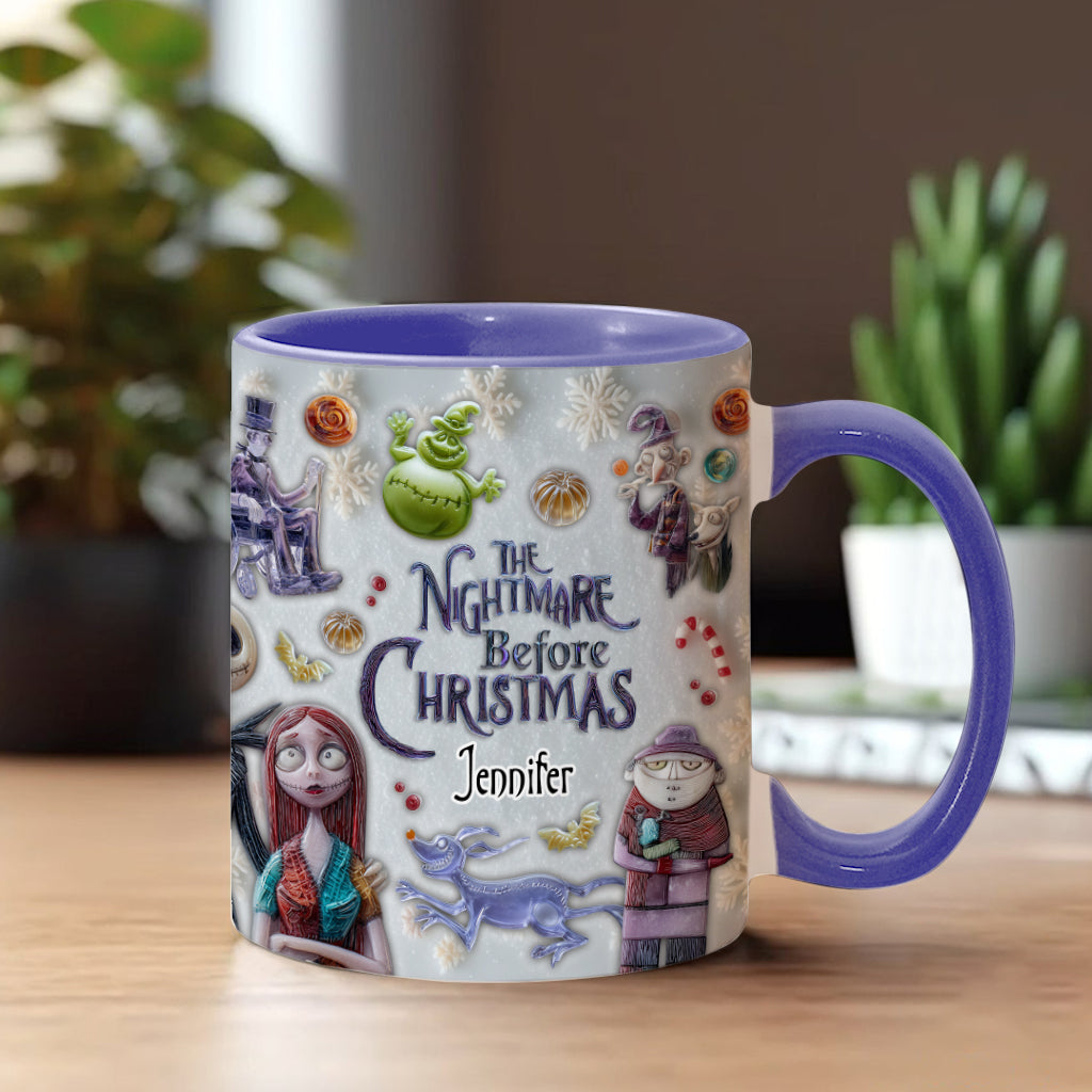 Dark Christmas - Personalized Nightmare Accent Mug