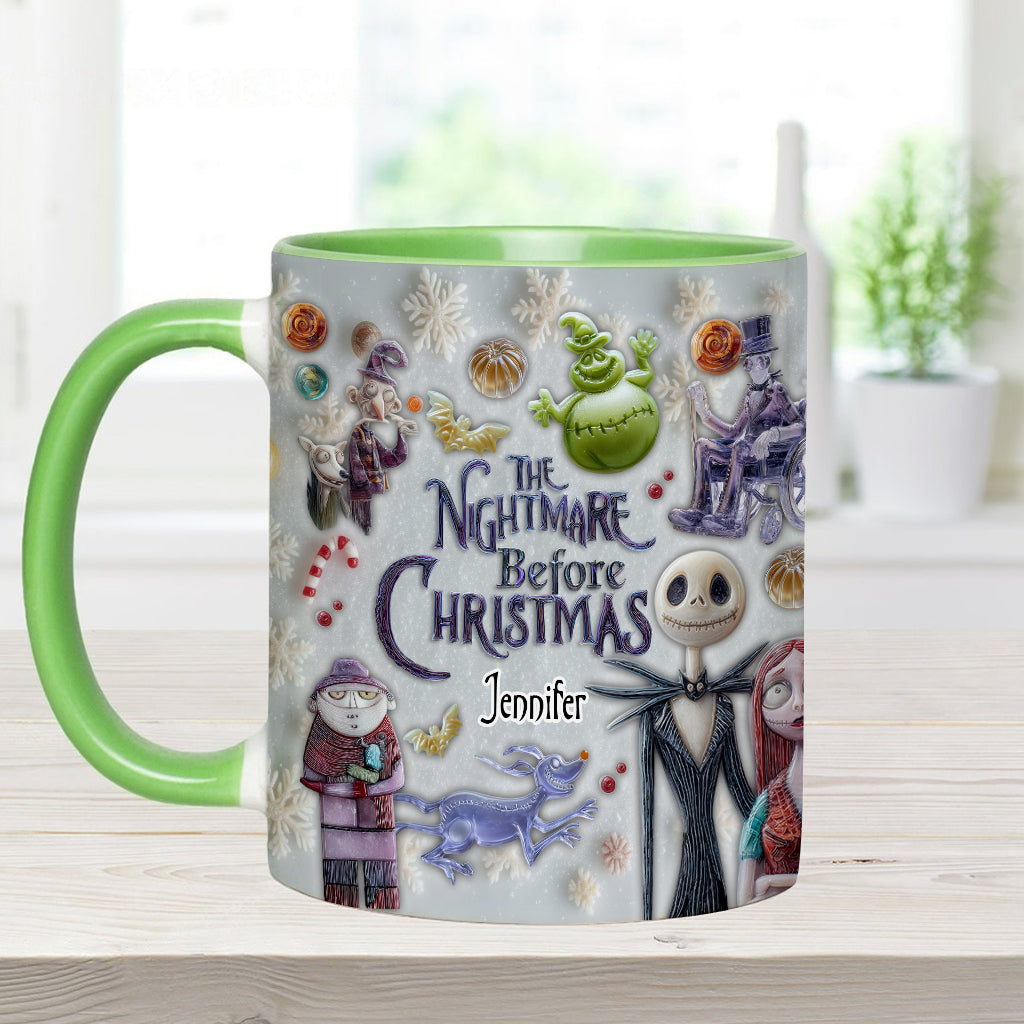 Dark Christmas - Personalized Nightmare Accent Mug