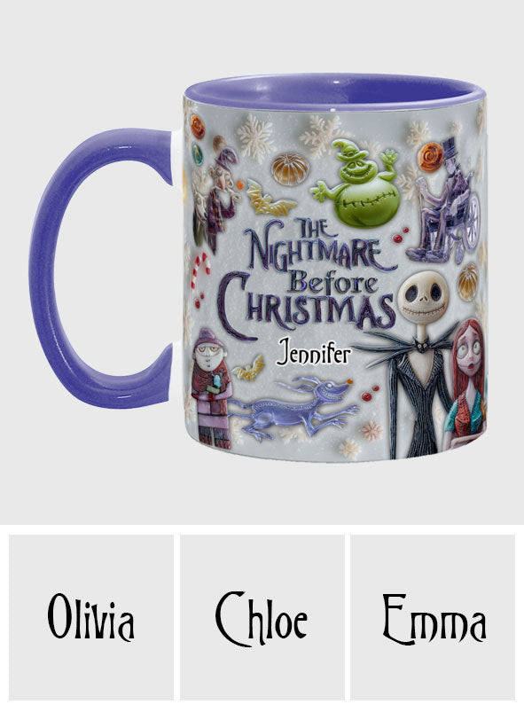 Dark Christmas - Personalized Nightmare Accent Mug