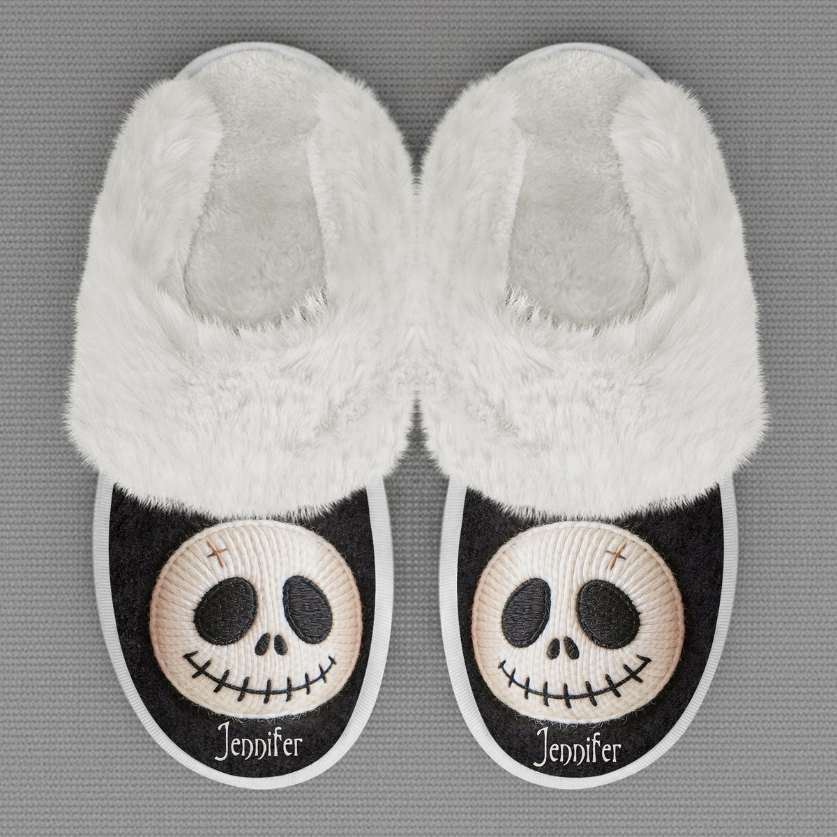 Nightmare Duo - Personalized Nightmare Open-Toe Slippers