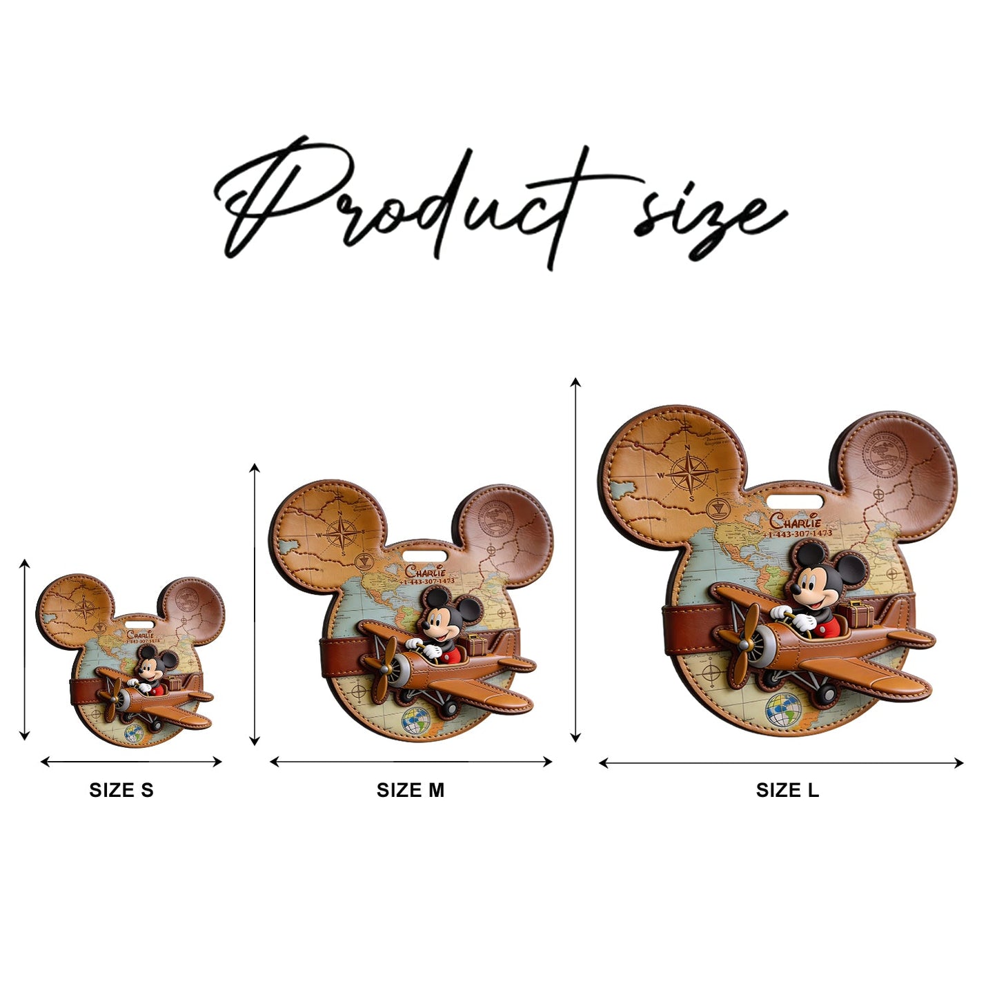 Magical Trip - Personalized Mouse Luggage Tag
