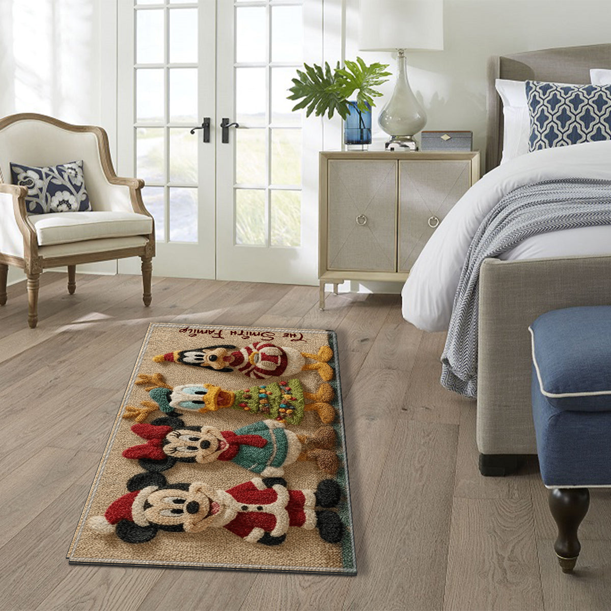 Magical Christmas - Personalized Mouse Non-Slip Tufted Rug