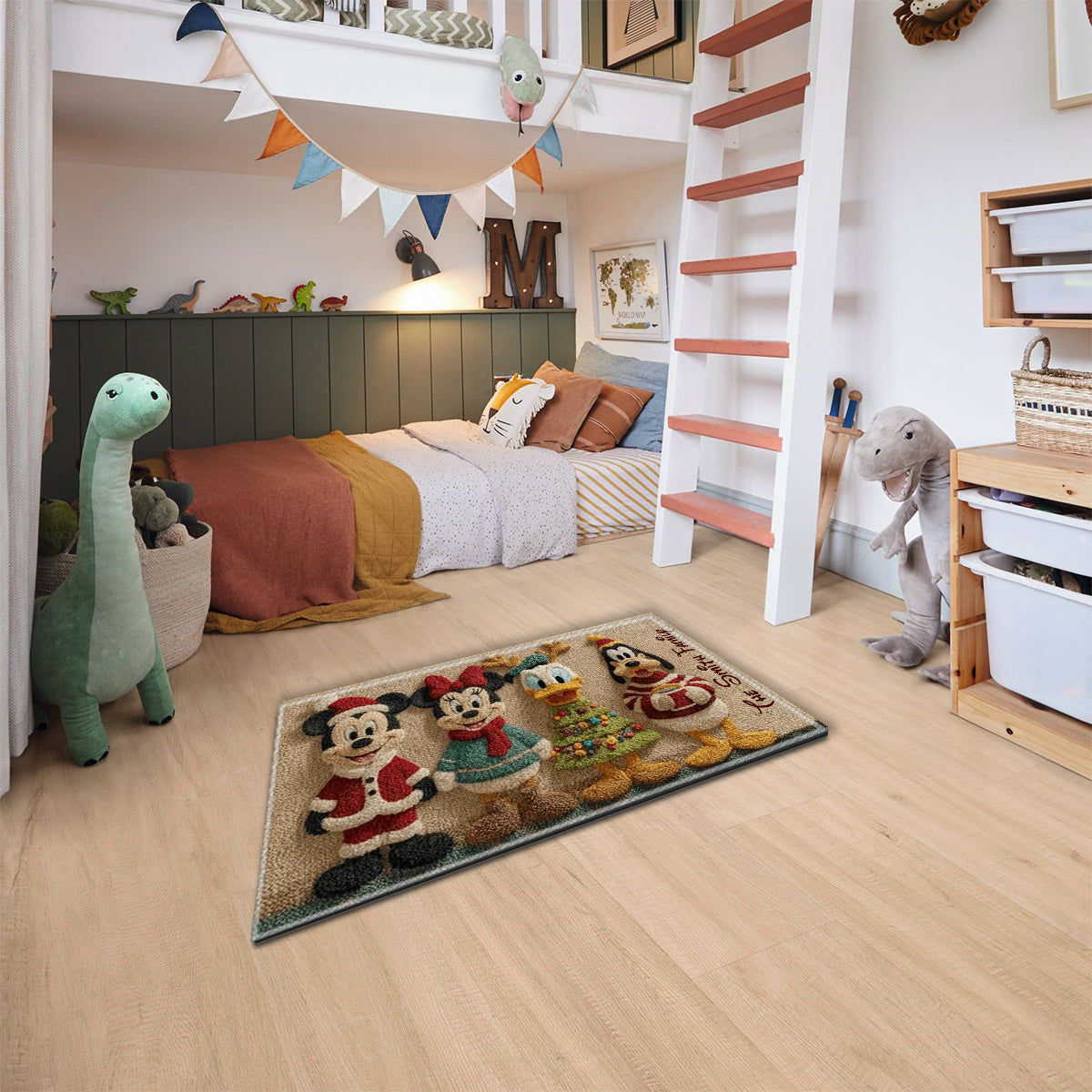 Magical Christmas - Personalized Mouse Non-Slip Tufted Rug