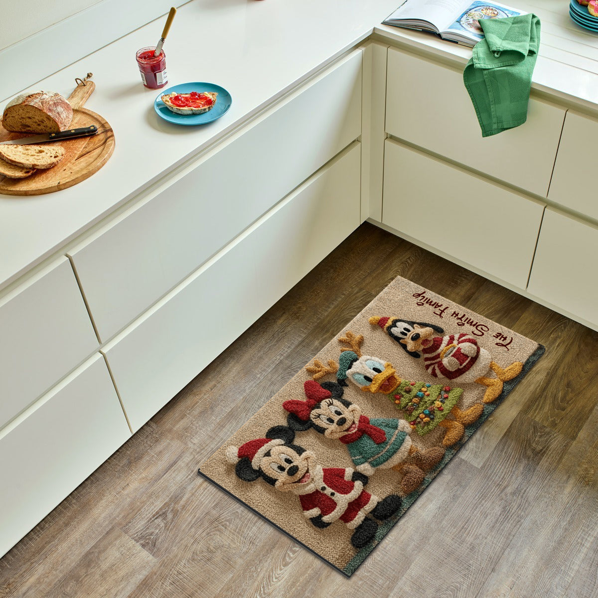 Magical Christmas - Personalized Mouse Non-Slip Tufted Rug