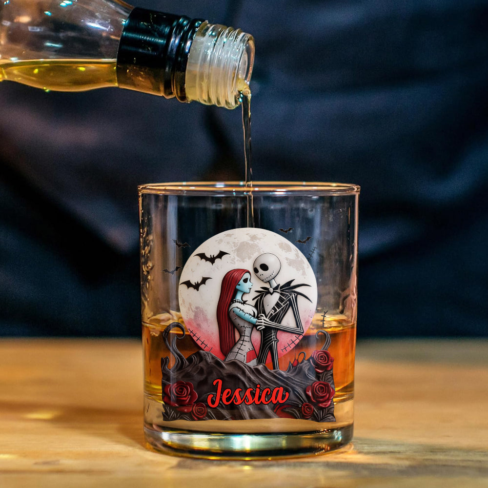 From Our First Kiss Till Our Last Breath - Personalized Nightmare Whiskey Decanter Set
