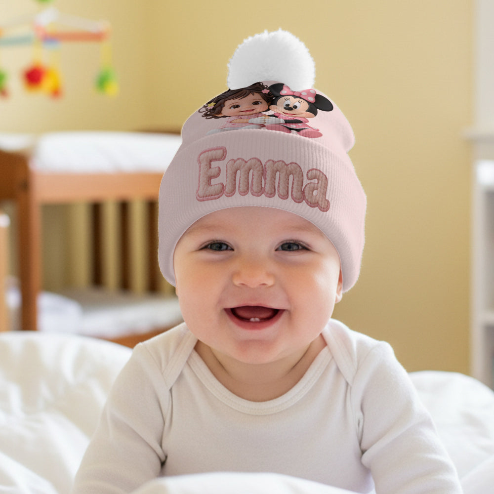 Any Photo, Any Character - Gift For Kids - Personalized Kid Beanie Hat