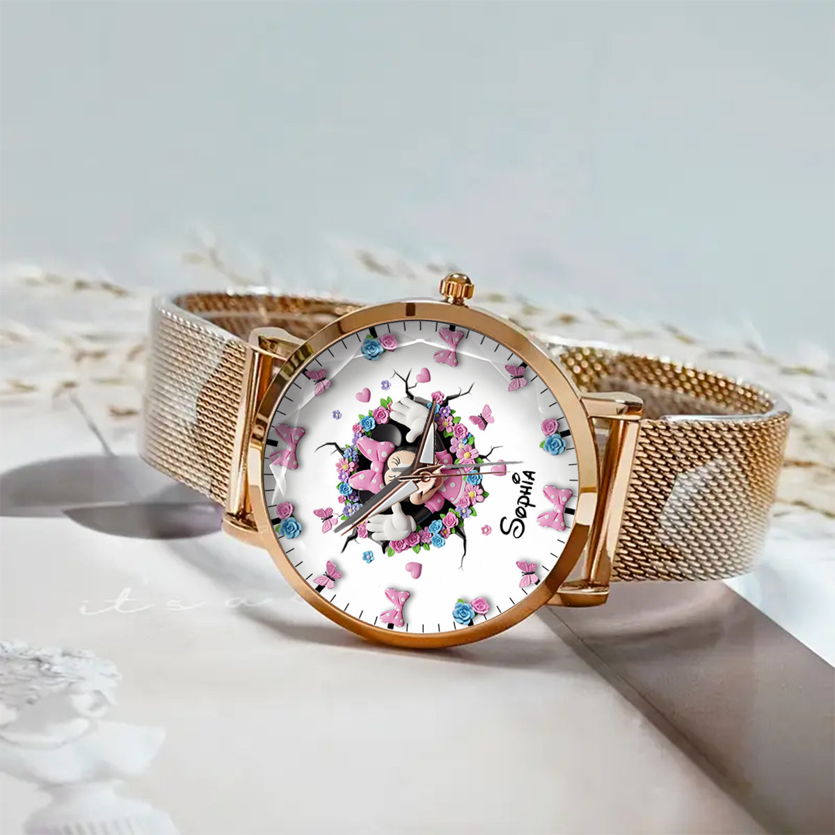 Magical World - Personalized Mouse Women Hand Watch