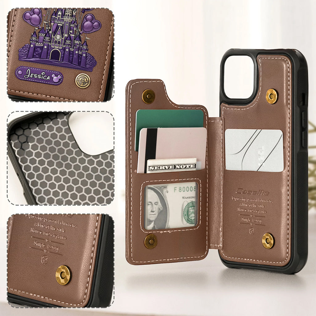 Magical World - Personalized Mouse Wallet Phone Case