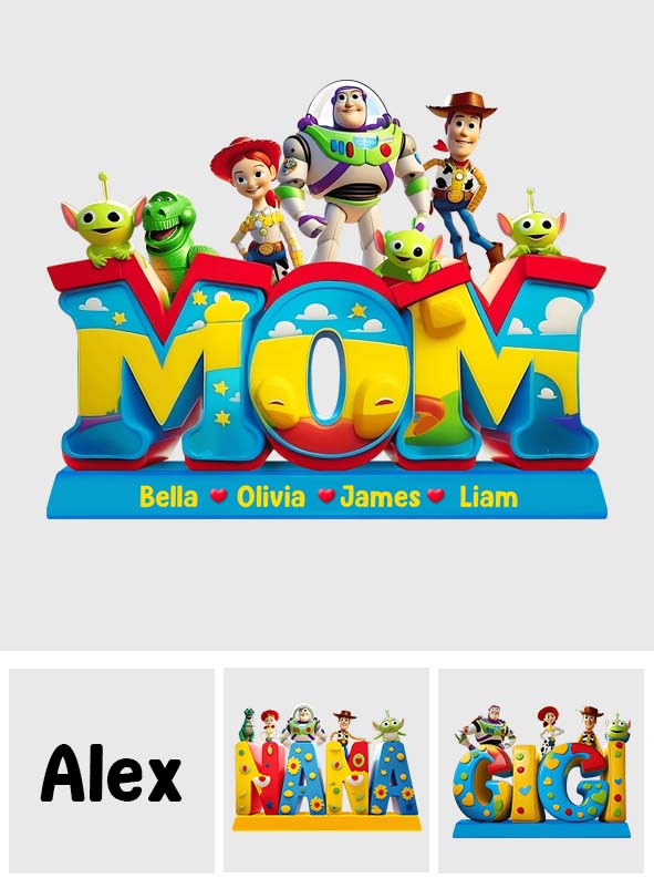 Mommy's Story - Personalized Mother Custom Shaped Acrylic Plaque