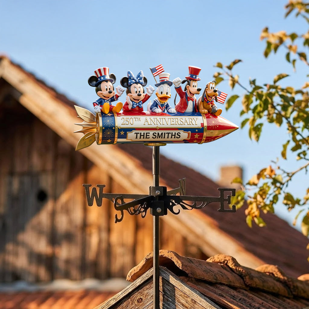250th Anniversary Celabration - Personalized Mouse Weather Vane