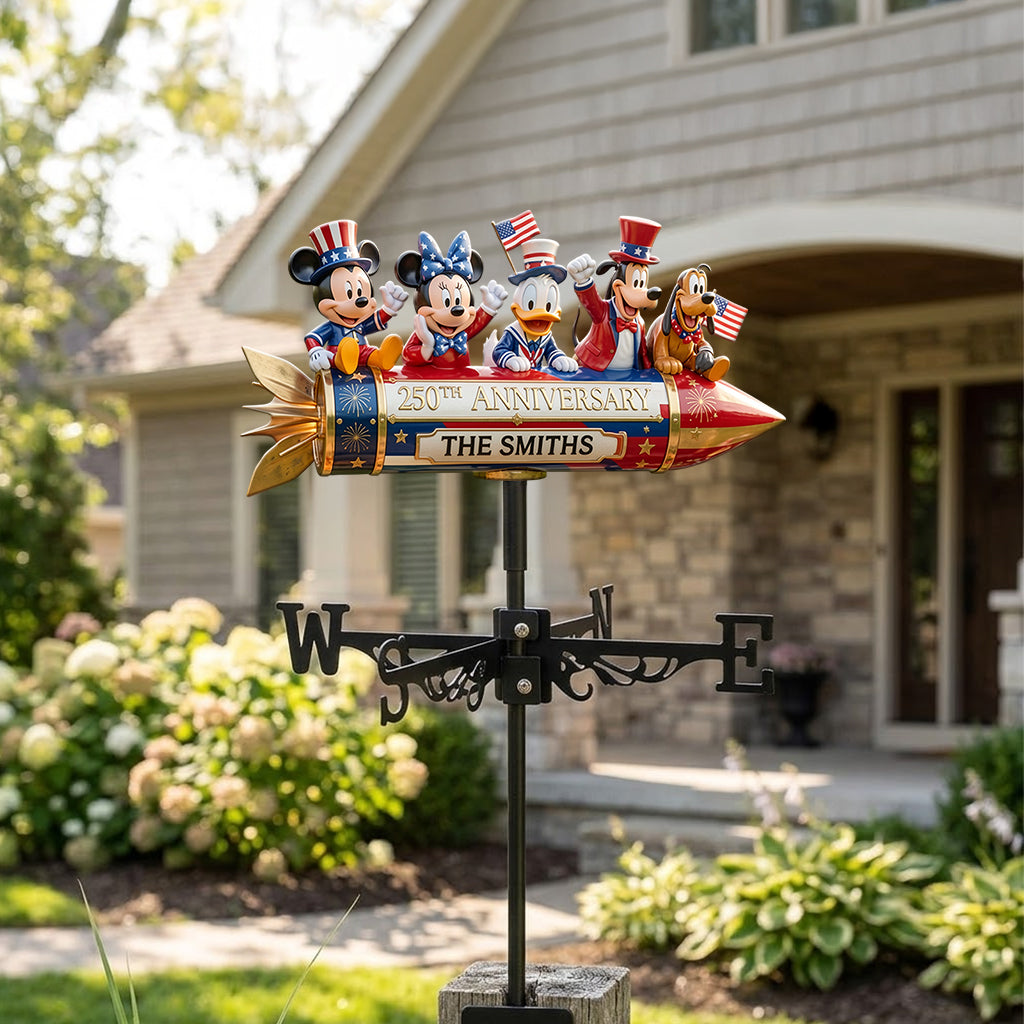 250th Anniversary Celabration - Personalized Mouse Weather Vane