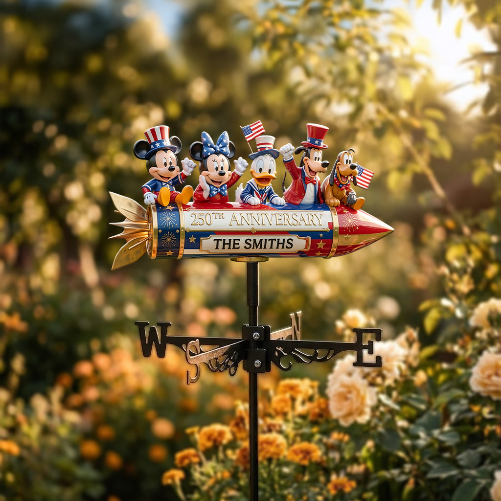 250th Anniversary Celabration - Personalized Mouse Weather Vane