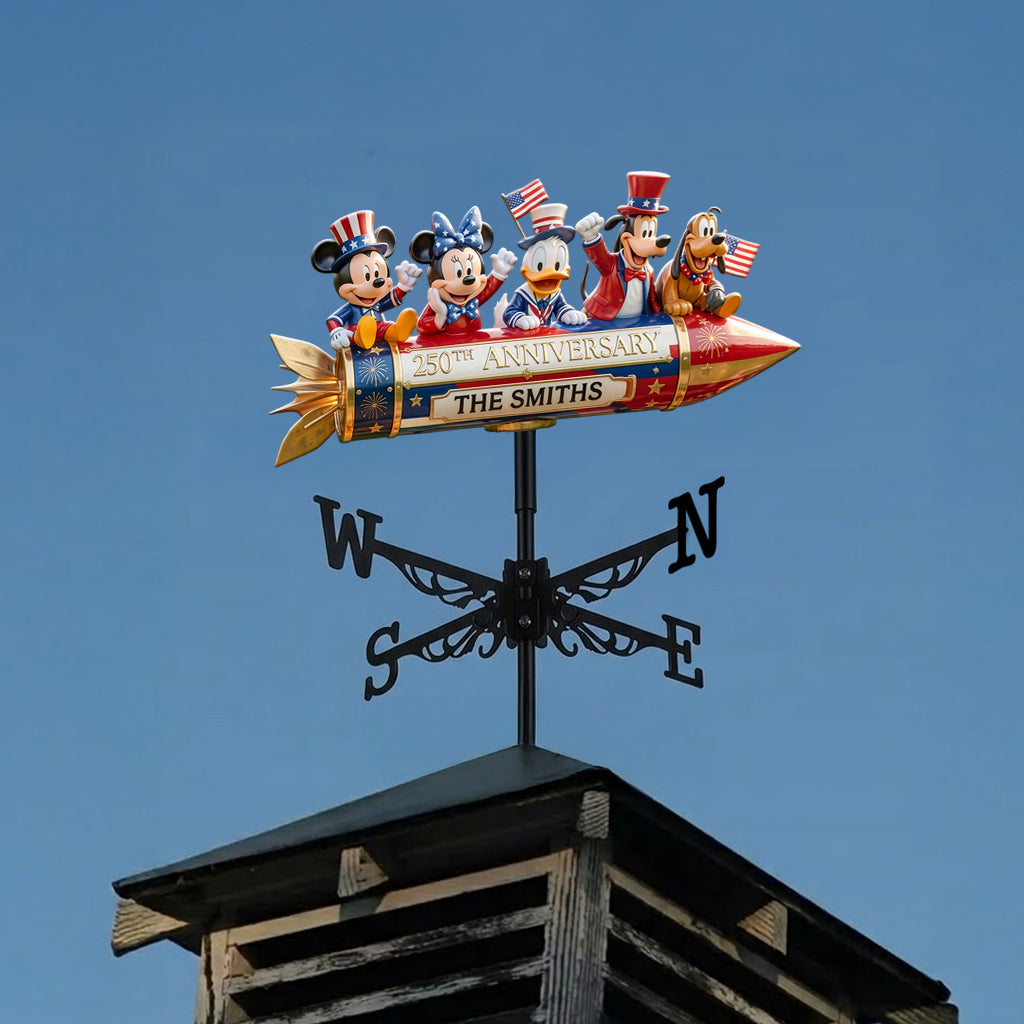 250th Anniversary Celabration - Personalized Mouse Weather Vane