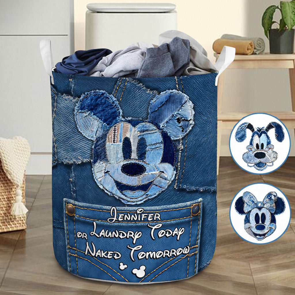 Just A Girl Who Loves Magic - Personalized Mouse Storage Basket
