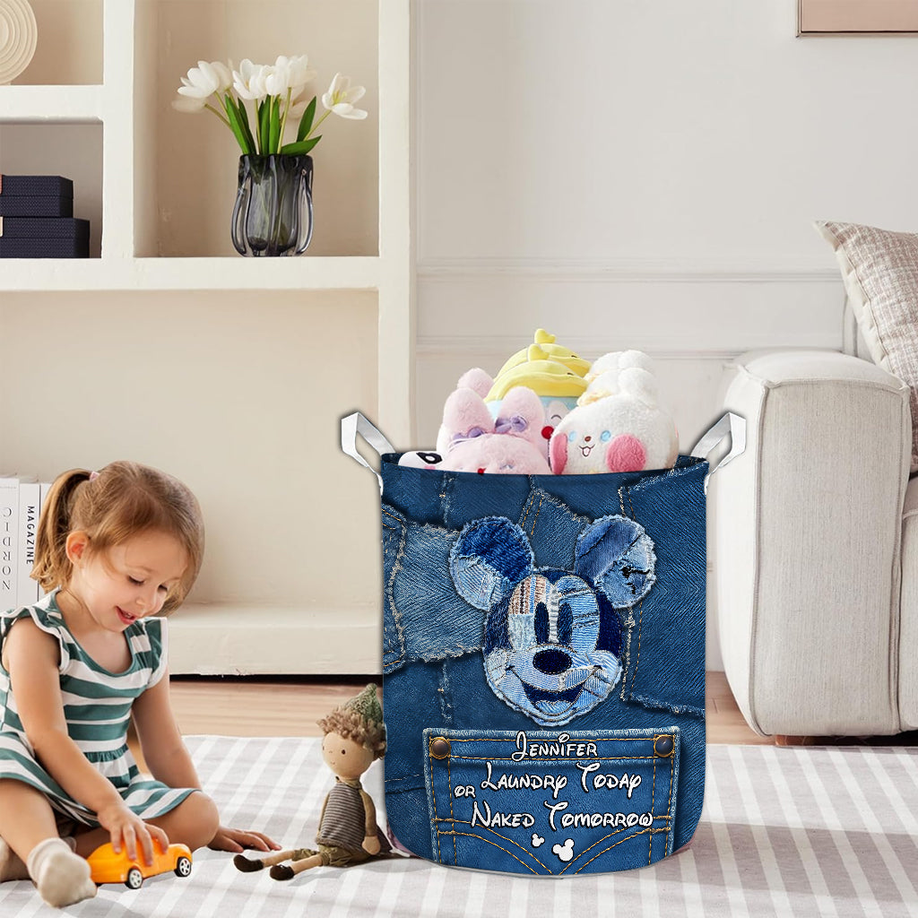 Just A Girl Who Loves Magic - Personalized Mouse Storage Basket