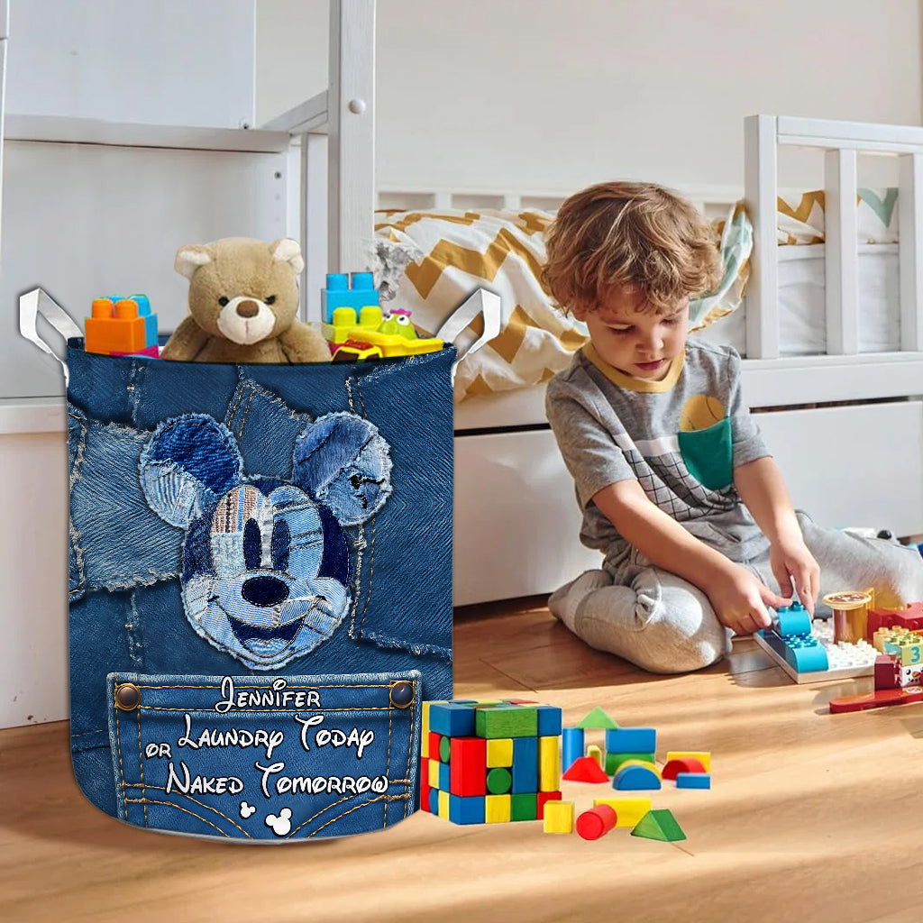 Just A Girl Who Loves Magic - Personalized Mouse Storage Basket