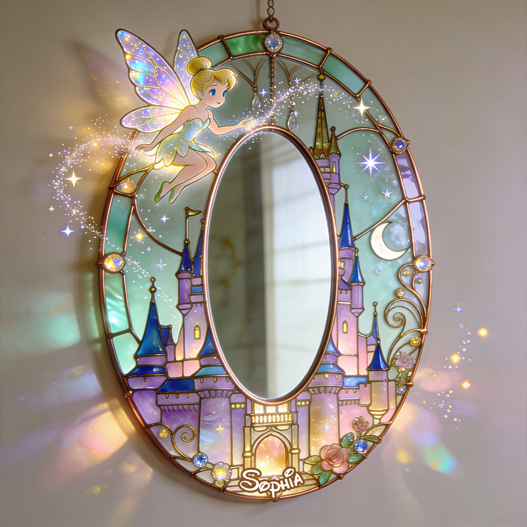 Magical Castle - Personalized Flying Fairy Wall Hanging Mirror