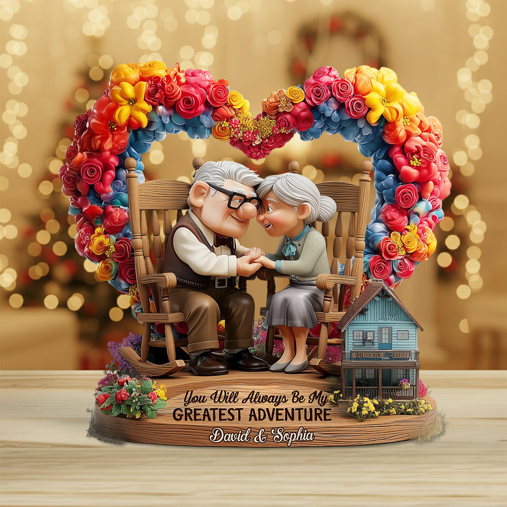 You Will Always Be My Greatest Adventure - Personalized Mouse Custom Shaped Acrylic Plaque