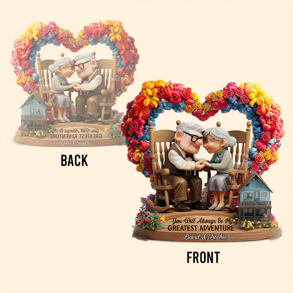 You Will Always Be My Greatest Adventure - Personalized Mouse Custom Shaped Acrylic Plaque