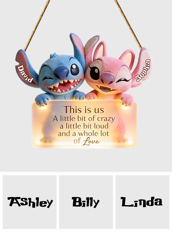 Ohana Means Family - Personalized Ohana LED Light Acrylic Sign