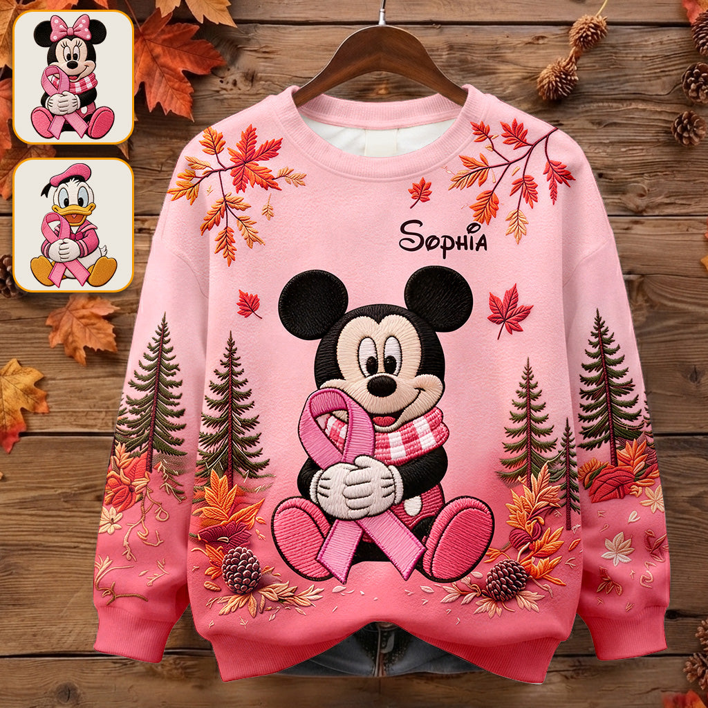 Breast Cancer Awareness - Personalized Breast Cancer Awareness Ugly Sweater