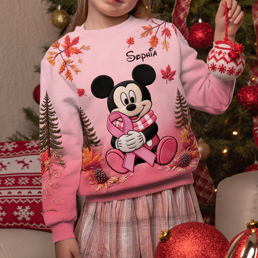 Breast Cancer Awareness - Personalized Breast Cancer Awareness Ugly Sweater