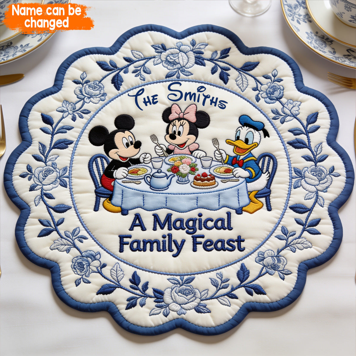 Magical Feast - Personalized Mouse Custom Shape Placemat