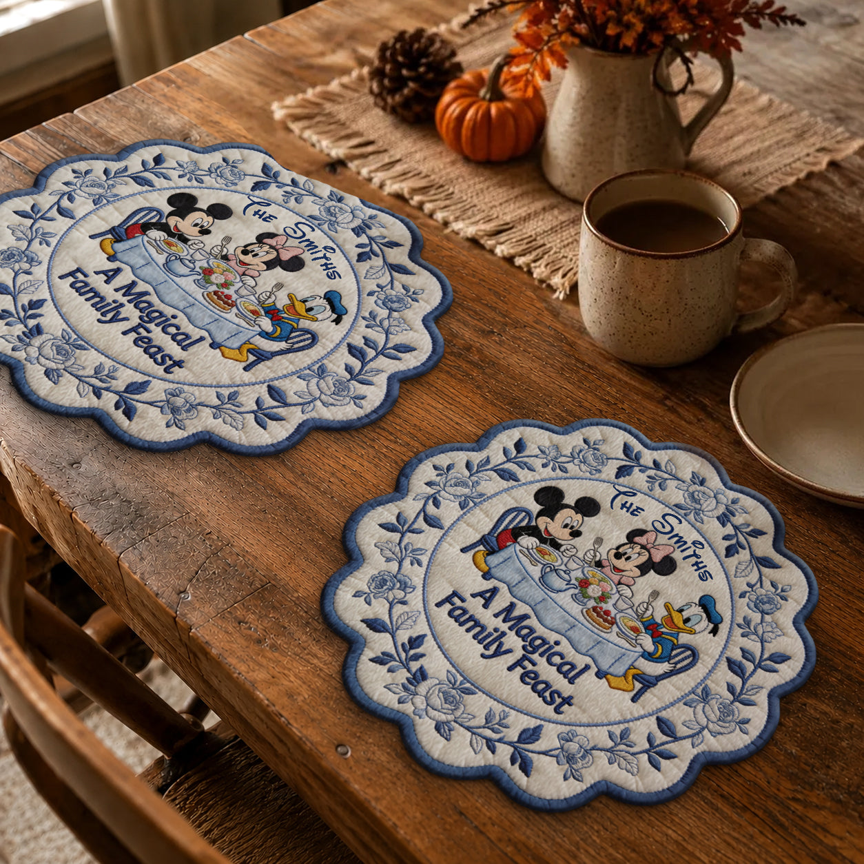 Magical Feast - Personalized Mouse Custom Shape Placemat