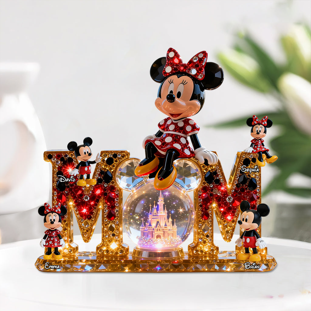 Magical Mom - Personalized Mouse Custom Shaped Acrylic Plaque
