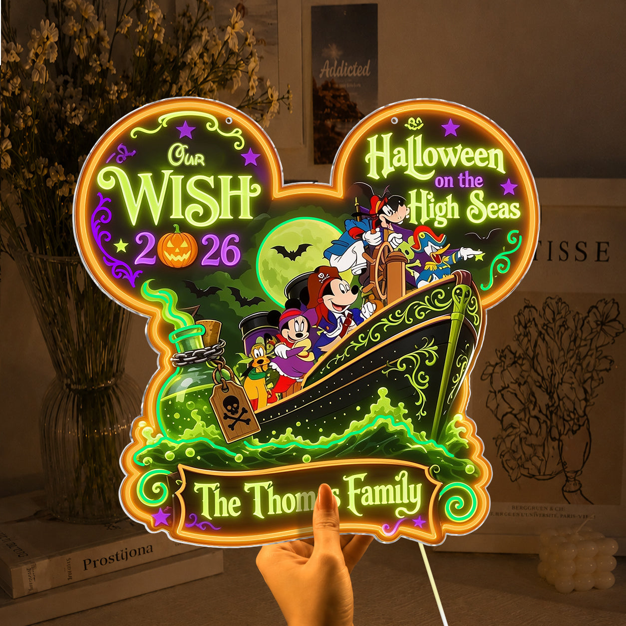 Cruise Halloween - Personalized Dream Cruise Neon LED Light Sign