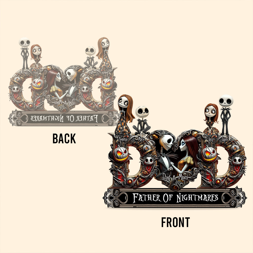 Father Of Nightmares - Personalized Nightmare Custom Shaped Acrylic Plaque