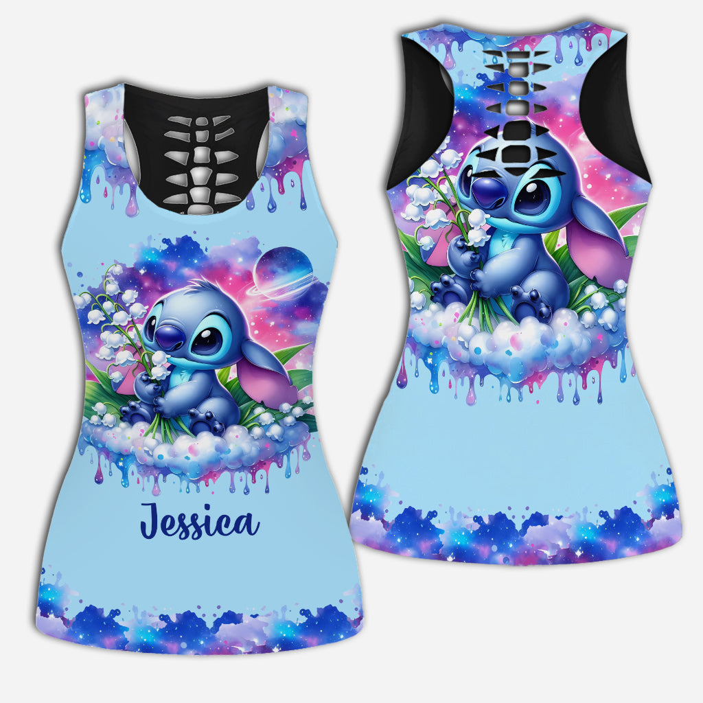 Ohana Means Family - Personalized Ohana Hollow Tank Top and Leggings