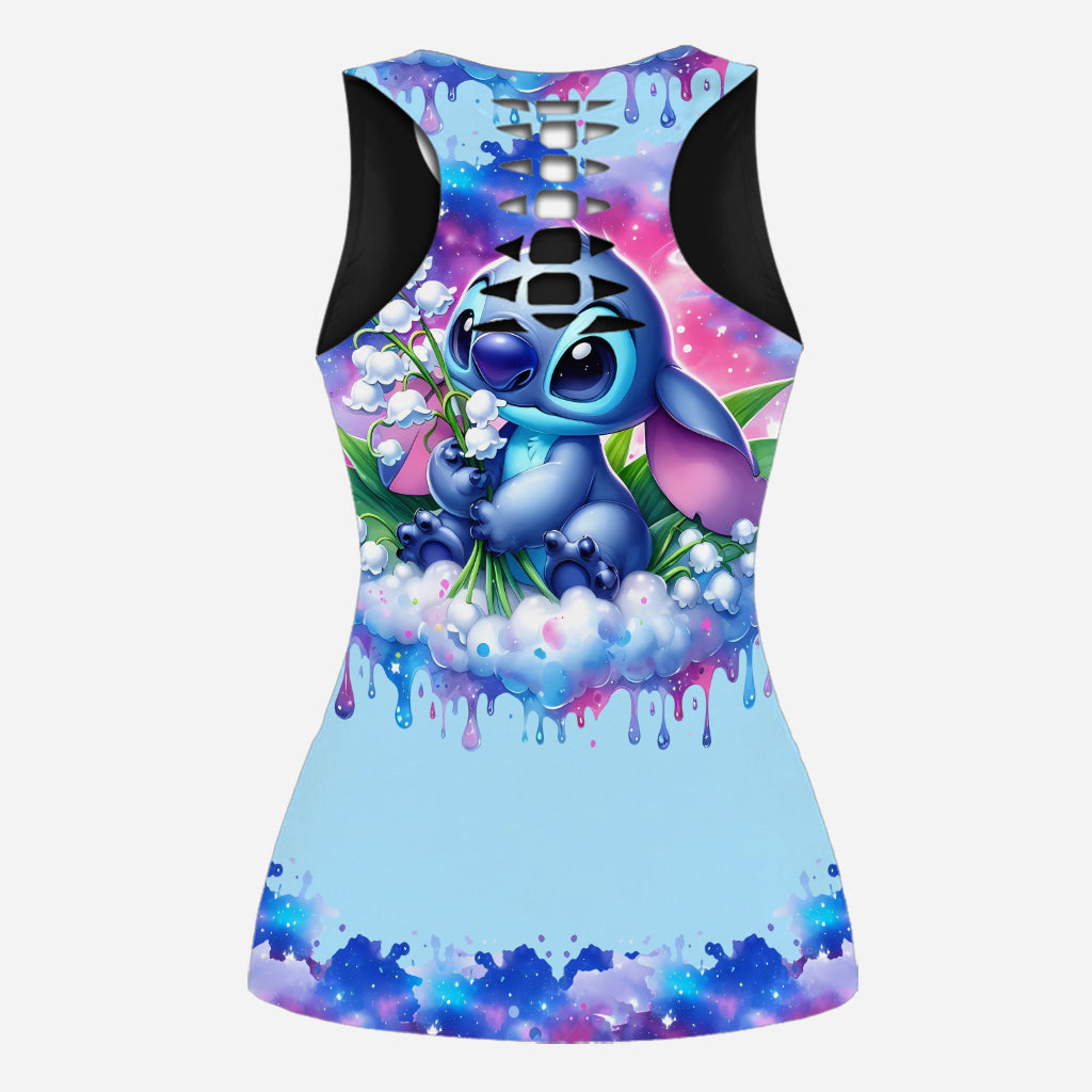 Ohana Means Family - Personalized Ohana Hollow Tank Top and Leggings