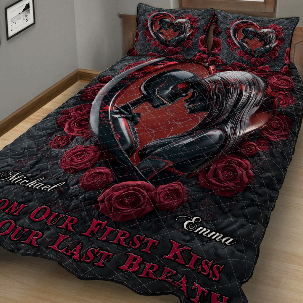 From Our First Kiss - Personalized Nightmare Quilt Set