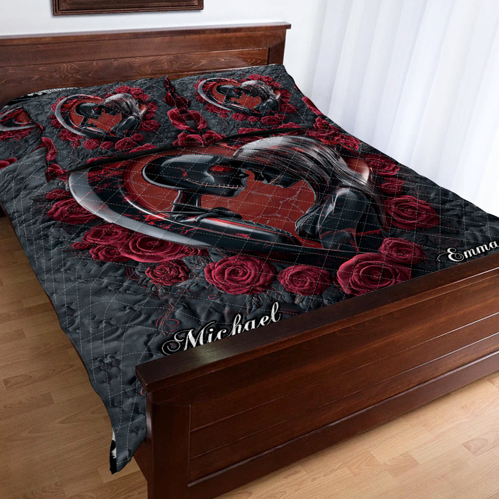 From Our First Kiss - Personalized Nightmare Quilt Set